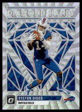 2023 Donruss Optic Diamond Hands Prizm Stefon Diggs Buffalo Bills #DH-SD