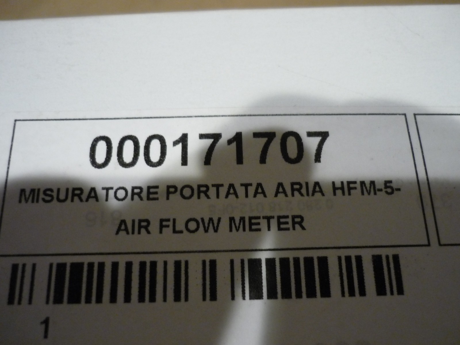 Ferrari 360 - Air Flow Meter Without Sensor (NEW) - P/N 171707