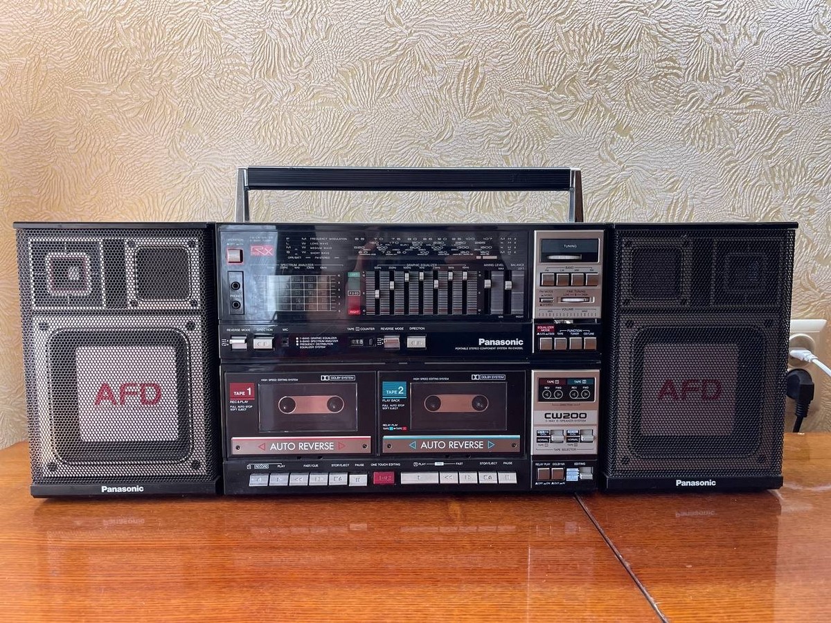 Panasonic RX-CW200L Boombox Japan Tape Recorder Vintage | eBay Panasonic RX-CW200L Boombox Japan Tape Recorder Vintage | eBay