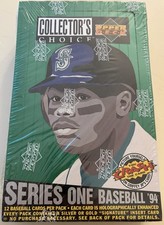 1994 Upper Deck Collector's Choice Series 1 Baseball Factory Sealed Box 36 Packs