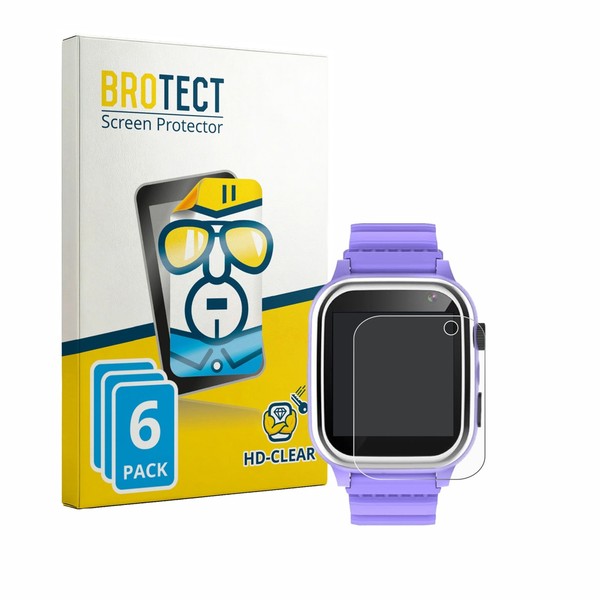 "6X Kaacly Kids Smartwatch 1.44\" Displayschutzfolie Transparent"-image