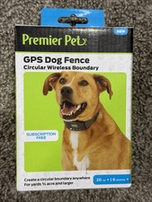 Premier Pet GPS Dog Fence Collar Circular Wireless Boundary