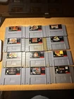 Lot of 12 SNES  Nintendo — Final Fight, Street Fighter II, MK3, F-Zero & More