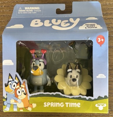 BLUEY 2-Pack Bluey & Muffin Spring Time - Great Easter Basket Suggestion!