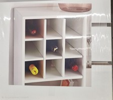 Wooden Wine Rack  9 Bottle Holder Storage Cube Wine Insert Stand Champagne Stack