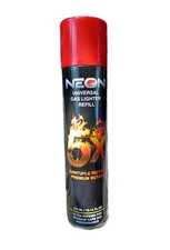 1 Can Neon 5X Refined Butane Lighter Gas Fuel Refill 300 mL 10.14 oz Cartridge