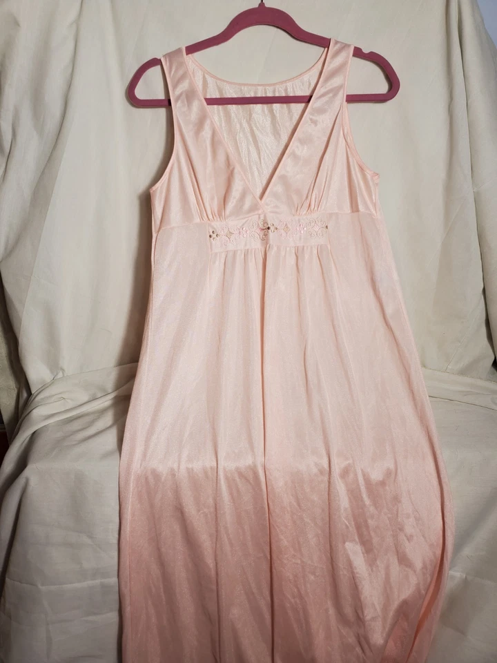 复古 JCPENNEY UNIONMADE 晚礼服带长袍美国制造 M 码 — 第 3/4 张图片