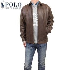 Ralph Lauren Actual Size M L Polo Lamb Leather Jacket Sheep Men Vintage Limited
