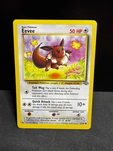 Pokémon TCG | Eevee - 51/64 | Jungle Set Regular | NM