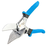 Winkelschere Leistenschere Mit Winkelmesser 220mm SK-5 Gehrungsschere PVC Profil