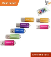 5 Pack USB Flash Drive 8GB Portable Data Storage for Laptop Desktop