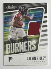 2020 Panini Absolute Football Burners Calvin Ridley Falcons Jersey Relic #15!