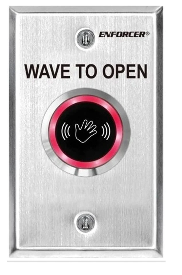 Seco-Larm SD-9263-KSQ Outdoor Wave-to-Open Sensor-Single-Gang with English Mess - Image 2 of 4