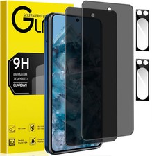 For Google Pixel 9 Pro XL 8 7 6 Anti-Spy Privacy Tempered Glass Protector Camera
