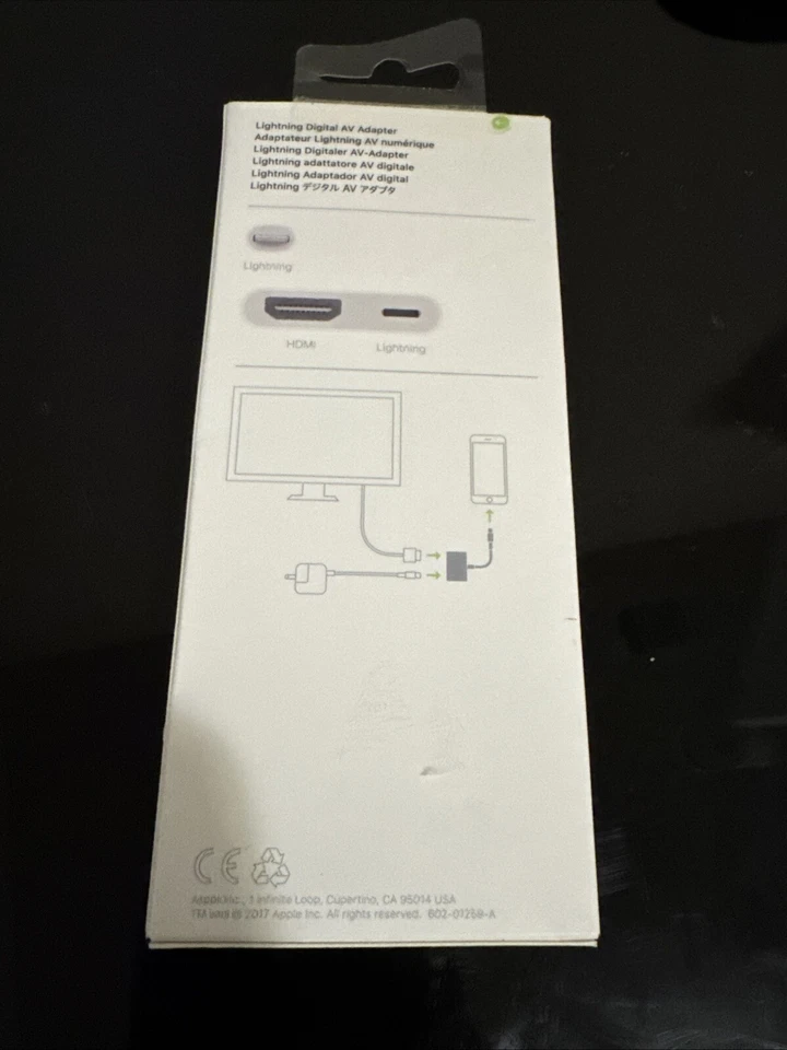 Apple Lightning Digital AV Adapter HDMI auf iPhone iPad MD826AM/A - Original - Bild 2 von 2