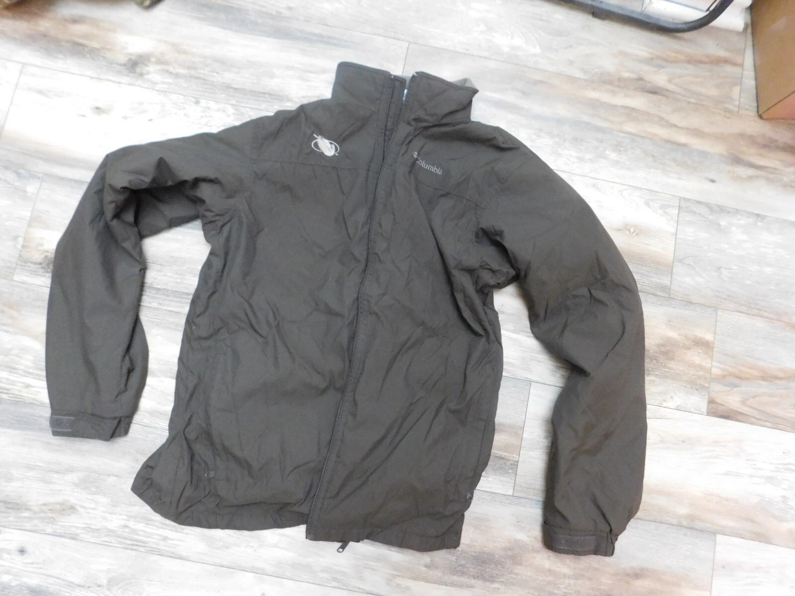 COLUMBIA MEN'S BROWN JACKET SIZE MEDIUM TALL