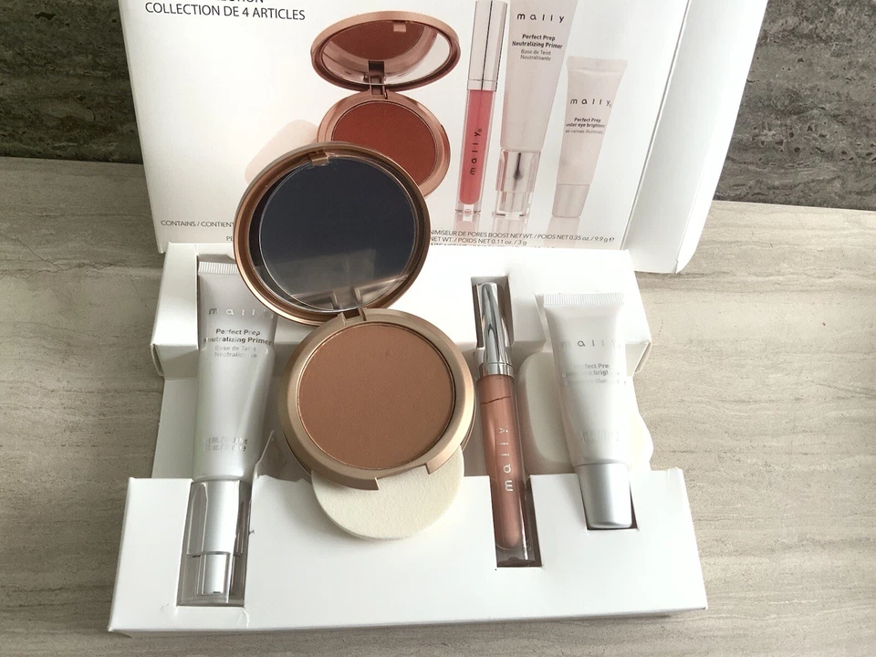 Mally 4 Piece Collection,  BOOST & BRIGHTEN ,BONUS SPONGE - Image 4 of 4