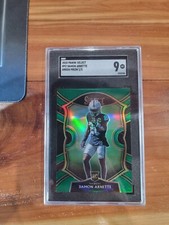 2020 Panini Select Damon Arnette RC Green # /5 SGC 9 !! 🔥🔥