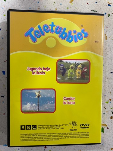 TELETUBBIES DVD 3 - JUGANDO BAJO LA LLUVIA + CARDAR LA LANA BBC - Imagen 3 de 3