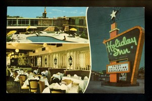 Holiday Inn Motel Hotel Postal Texas Tx Piscina Interior Restaurante San Angelo Ebay