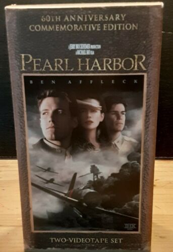 Pearl Harbor (VHS, 2001, 2-Tape Set, Pan  Scan 60th Anniversary Commemorative E… - Picture 1 of 3