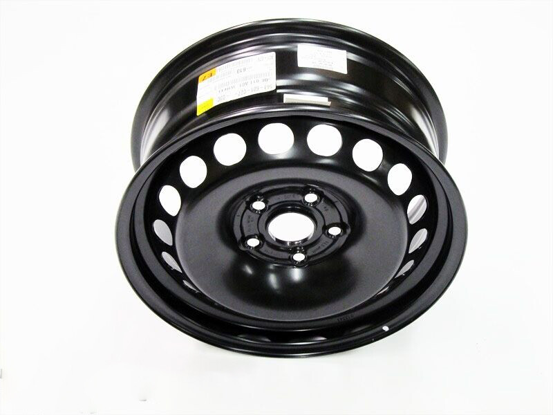 Rueda de acero negra de 16" para Volkswagen Passat y Beetle 2012-2018 (N/P no disponible)