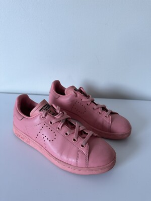 Adidas Stan Smith x RAF Simmons Pink leather shoes men's size