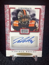 2021 Sage Premiere Draft #A39 Nahshon Wright Rookie AUTO