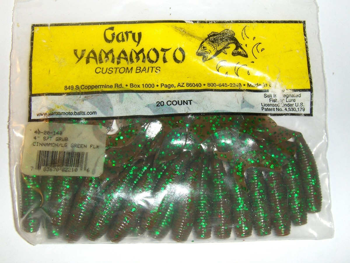 3 Pks of 20 Gary Yamamoto Custom Baits 4
