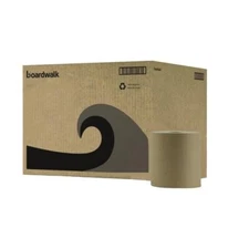 Boardwalk Hardwound Paper Towels, Nonperforated, 1-Ply, 8" x 800 ft, 6 Rolls/CT