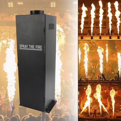 200W Flame Spraying Projector DMX DJ Stage Fire Effect Aerosol Flame Machine L3