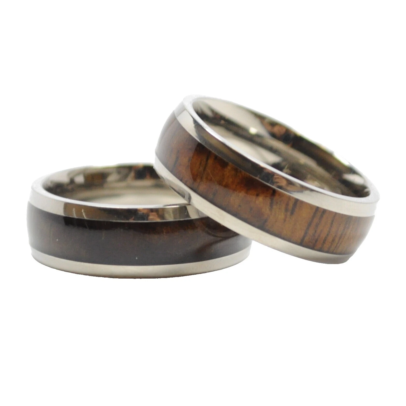 Titanio Anillos de letras, números y palabras sin Piedra para hombres