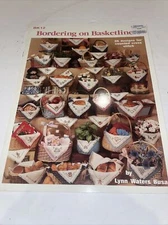 Bordering on Basket Liners Lynn Waters Busa Graph-It Arts Cross-Stitch Leaflet 