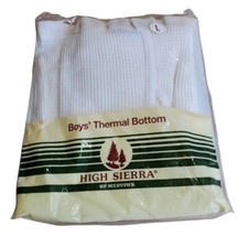 Mervyns High Sierra Boys Thermal Bottoms Pants Size Large 14-16 28" Waist NEW 