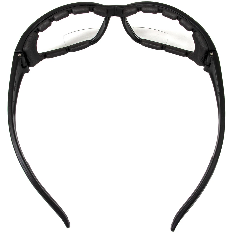 Gafas de montar acolchadas de espuma Hercules bifocales 2,5 antiniebla transparentes de Global Vision Foto 4 de 4