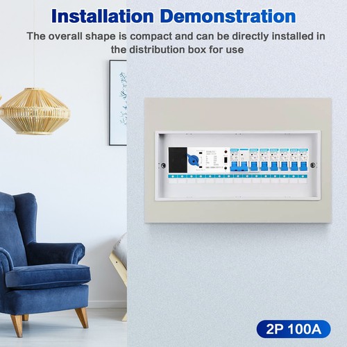 ZGQ5G-100A/2P Dual Power Auto-Umschalter 220V für Photovoltaik - Störungsfrei - Bild 14 von 15