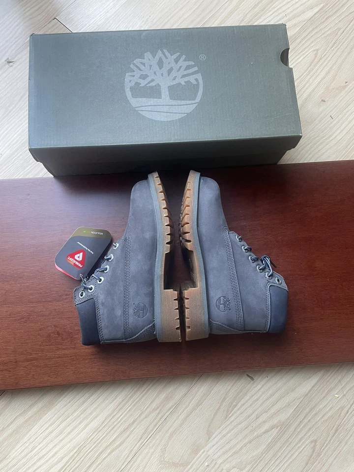 Botas Timberland 6 pulgadas Premium Gris Clásicas 13.5 Juveniles Nuevas En Caja Primaloft Foto 4 de 4