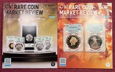 2025 - 2024 CAC GREYSHEET RARE COIN MARKET REVIEW MAGAZINES AUGUST - JANUARY