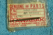 1978-1979 KAWASAKI KZ200 CARBURETOR NEEDLE JET 16009-1005