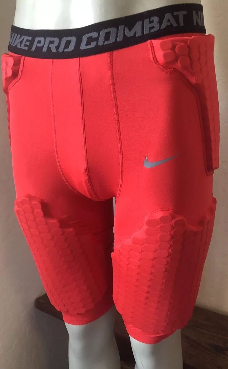 Nike Pro Combat Padded Compression Shorts Red XXL FAST FREE SHIPPING | eBay
