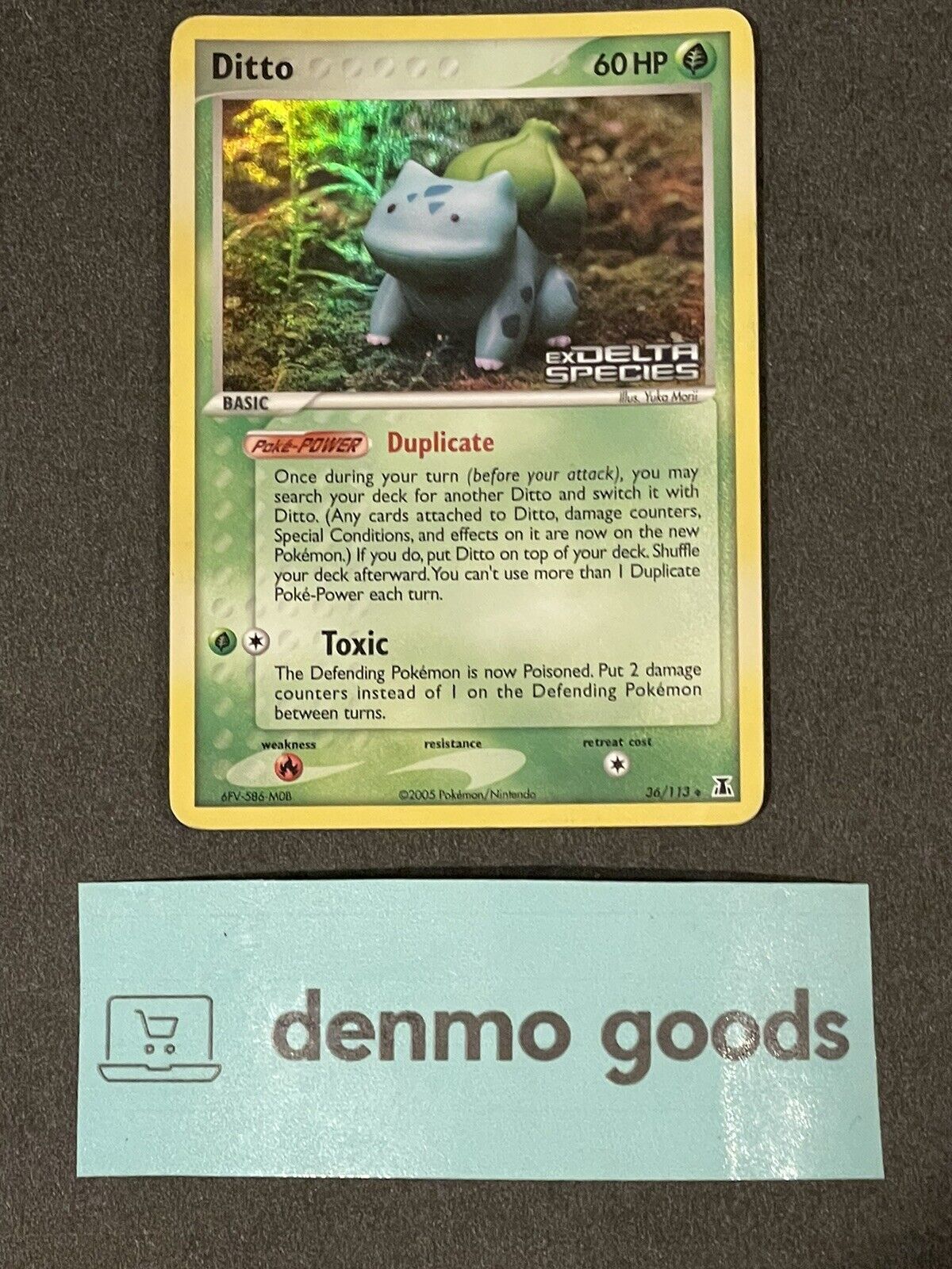 Pokémon TCG English Card ex Fire Red Leaf Green Ditto 4/112 Reverse Holo 1