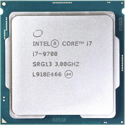 CPU Intel Core i7-9700 (LGA1151) Intel Core I7 9700 3.00ghz 9th Gen 8-core CPU Processor Lga1151