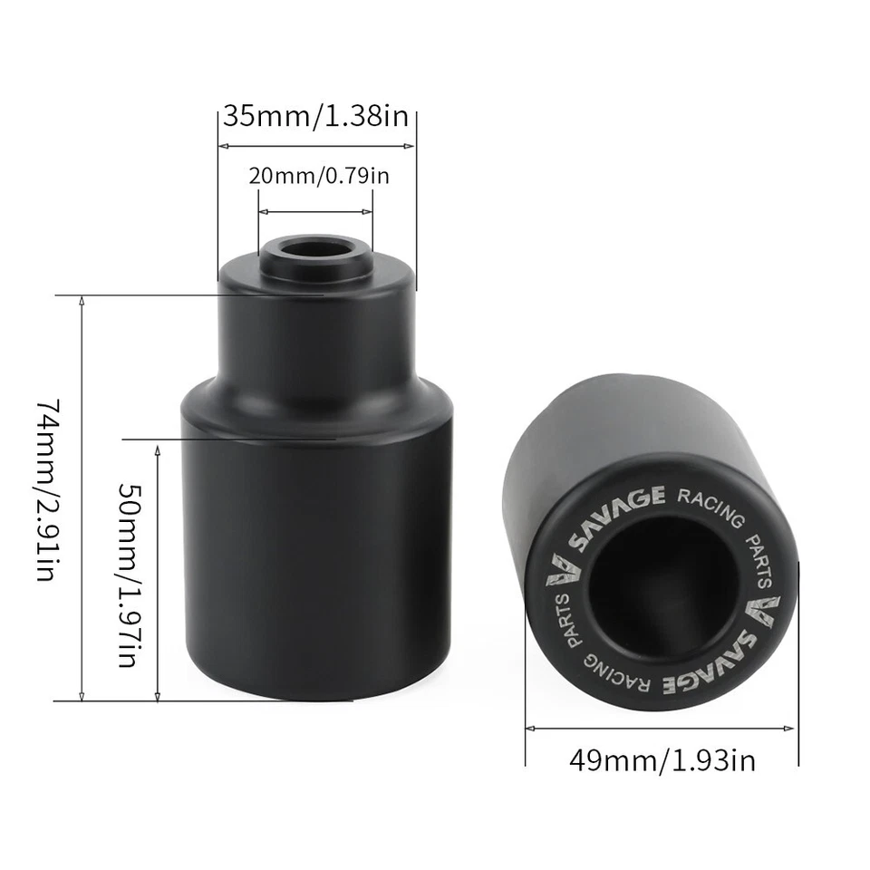 Protector contra caídas de choque deslizadores de marco para Suzuki GSXR600/GSXR750 K4 K5 2004-2005 Foto 2 de 4