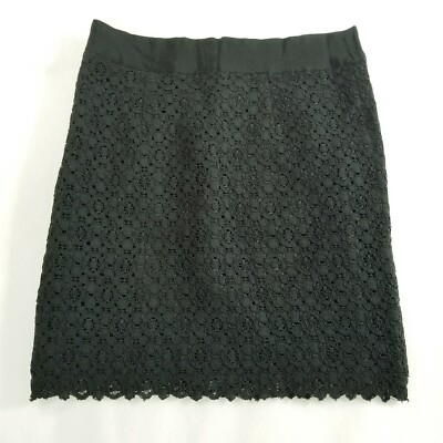 Women's Forever 21 Black Lace Skirt Size Medium
