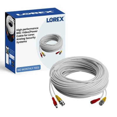 Lorex RG59 Power Accessory Cable | High Performance BNC Video Cable for Secur...