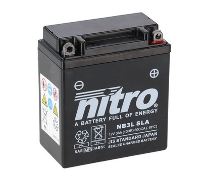 Motorrad Batterie YB3L SLA GEL für AGM wartungsfrei, YB3L-A, YB3L-B