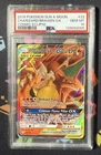 2019 POKEMON SUN & MOON COSMIC ECLIPSE #22 CHARIZARD & BRAIXEN GX PSA 10