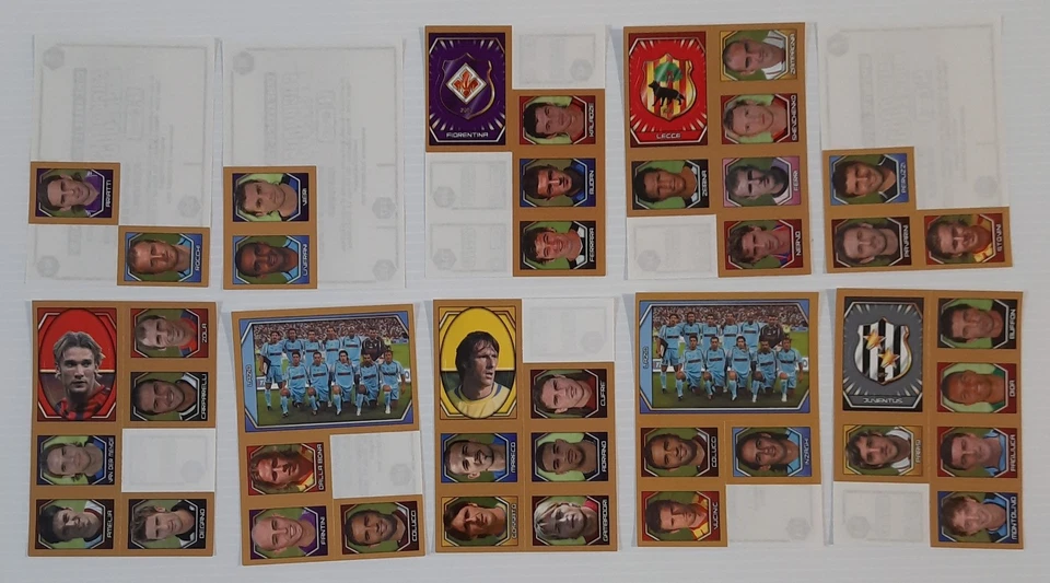 Calcio Merlin 2005 Lotto 117 Figurine Nuove con Velina parzialmente utilizzate - Immagine 2 di 4