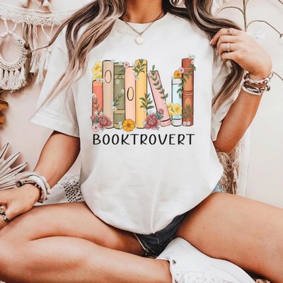 Booktrovert Comfort Tee Book Lover Gift Reading