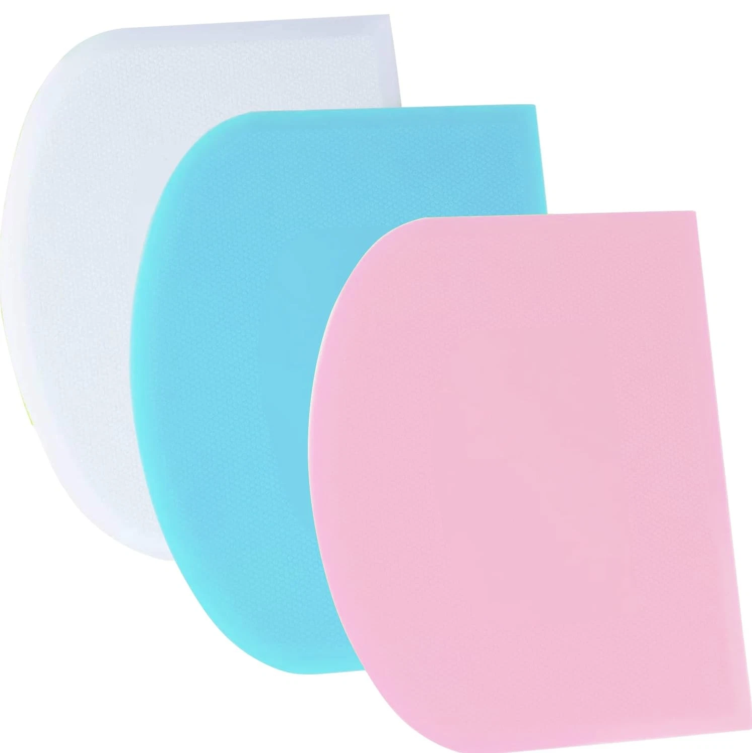 Dough Scraper Bench Scraper - 3P 9.5x6.1" Plastic Flexible Bowl Scraper, Shar...
Opens in a new wind